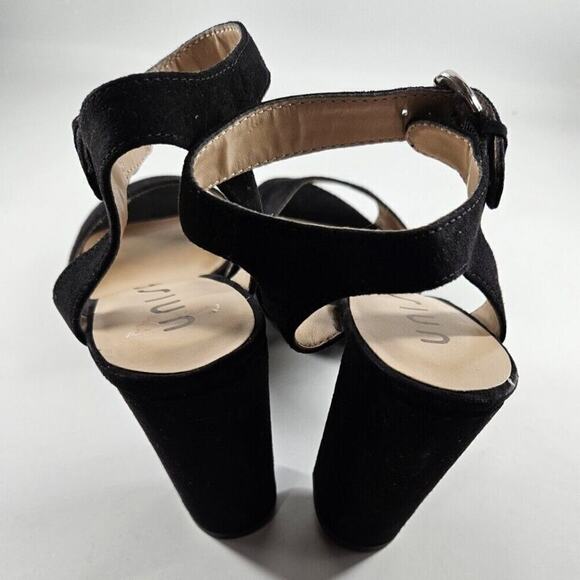 Unisa Odran Black Platform Heels Women Size 6.5 - Picture 3 of 7